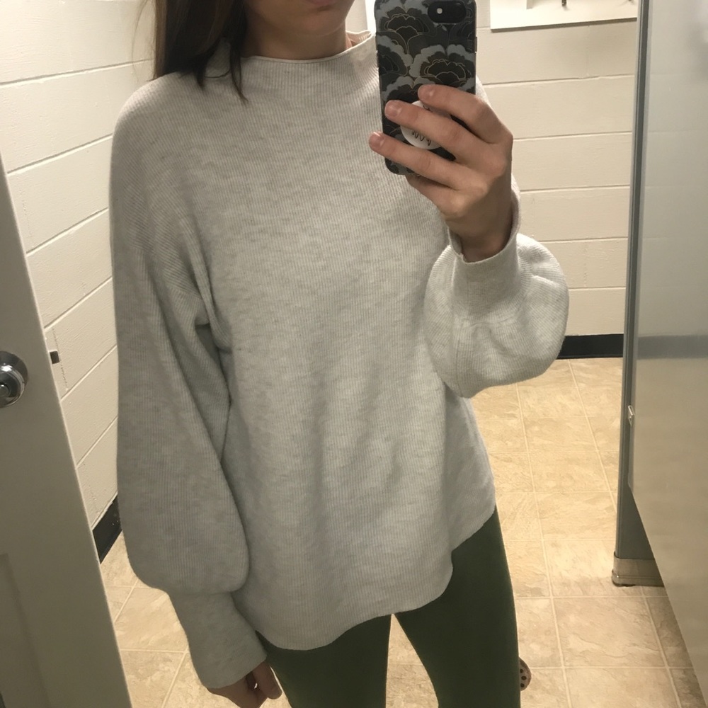 Gray sweater